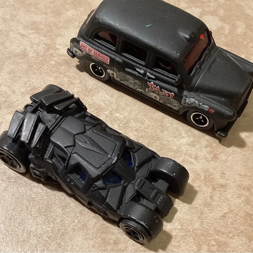 Mattel Two Black Cars